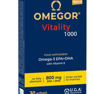 Página de inicio ‘ Bienestar ‘ OMEGOR Vitalidad 1000 – 30 cápsulas OMEGOR Vitality 1000 – 30 cápsulas